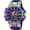 Colorful Blue, variant on Tactical Watch for Men 50M Waterproof Analog Digital Watches with Dual Time, LED Backlight, Alarm, Stopwatch Military Style Shock-Resistant Silicone Band Outdoor Watch