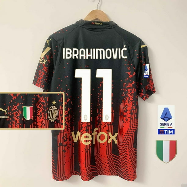 AC Milan 4th jersey kit 2022/23 Versión De Aficionados Camiseta De Fútbol S-4XL : Puede Agregar Su Nombre Y Número Gao Jiahui unisex