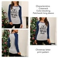 thumbnail image 1 of Casual Top, Pullover Women Christmas Printed Top Crewneck For Home ANGGREK DG1711, 1 of 6