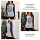 thumbnail image 5 of Camiseta de manga larga con diseño de patchwork para mujer, jersey navideño para mujer, camiseta estampada de manga larga para mujer, camiseta con bloques de color para mujer, funcionalidad versátil, 5 of 6