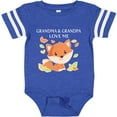thumbnail image 3 of Inktastic Grandma and Grandpa Love Me Little Fox Boys or Girls Baby Bodysuit, 3 of 5