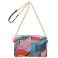 thumbnail image 2 of FORMRS Women Crossbody Purse with Chain Strap Vegan Leather Shoulder Handbag, Stripes Pattern, 2 of 7