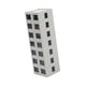 thumbnail image 3 of Edificios de maquetas de ferrocarril a escala N, bricolaje, sin pintar, simulación, ensamblado, arquitectónico 44x42x143cm, 3 of 9