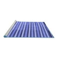 thumbnail image 2 of Ahgly Company Machine Washable Indoor Rectangle Southwestern Blue Country Area Rugs, 4' x 6', 2 of 4