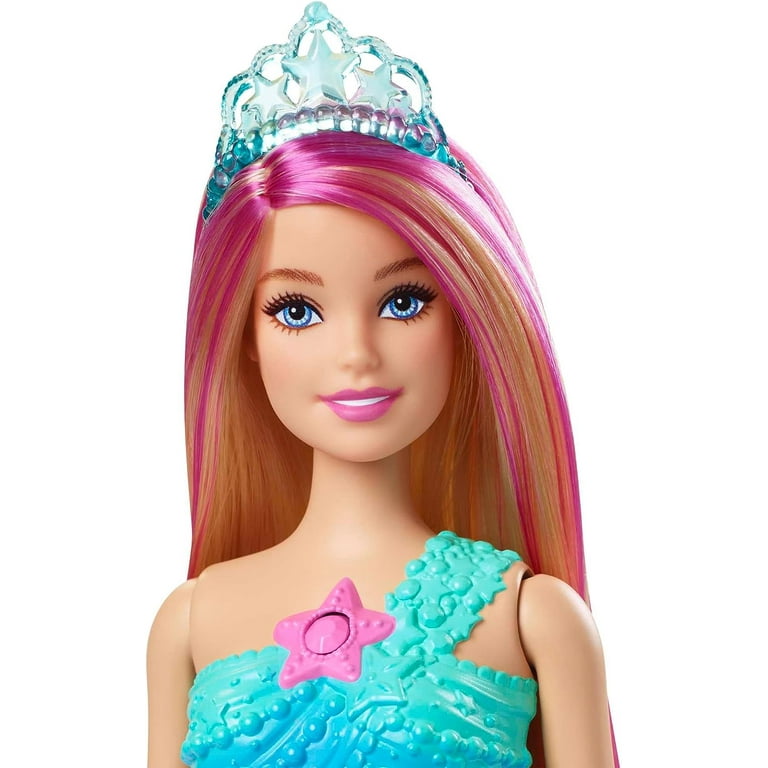 Barbie Dreamtopia Doll, Mermaid Toy with Water-Activated Light-Up