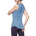 thumbnail image 2 of Ma Croix Womens Round Bottom Yoga Sleeveless Athleisure Tank Top, 2 of 6