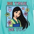 thumbnail image 3 of Disney Princess - Be True Be You Mulan Fitted Short Sleeve Graphic T-Shirt, 3 of 5