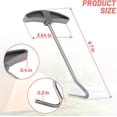 thumbnail image 2 of 3 Pieces Tent Peg Ground Hook Pullers Tent Peg Nail Puller Tool Peg Puller Extractor Tent Stakes With Hook Extractor Remover Tent Accessories With Pla, 2 of 5