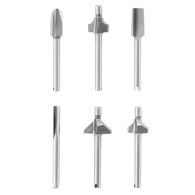 Juego de brocas fresadoras Dremel 692, acero de alta velocidad, 6 piezas, con funda