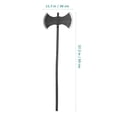 thumbnail image 2 of WORGEOUS Halloween Costume AX Prop Simulación de Halloween Axe Toy Kids que realizan Jueces, 2 of 9
