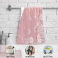 thumbnail image 5 of 2 Pcs Watercolor Blue Butterfly Decorative Hand Towels for Bathroom,Soft Absorbent Pink Butterflies Pattern Dish Towels for Kitchen,Quick Dry Guest Bathroom Towels for Face,Shower 18 x 26 inch, 5 of 6