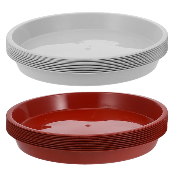 Bandeja redonda de agua para maceta de 20 piezas, platillo redondo para plantas, bandejas para maceta de jardín