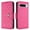Rose, variant on for Google Pixel 9a Wallet Case, Elegant Card Holder Cash Slot PU Leather Kickstand Wrist Strap Shockproof Protective Flip Women Girls Case Cover for Google Pixel 9a, Pink