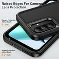 thumbnail image 4 of For Samsung A26 Case Military Grade Dual Layer Shockproof Phone Cover Build With Kickstand Dustproof Drop Proof Protective Case for Galaxy A26 6.7"(Black), 4 of 8