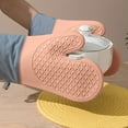 thumbnail image 3 of Wovilon Microwave Gloves Anti-Scalding Insulation Oven Special Kitchen Baking Thickened High-Temperature Steamer Heat-Proof Artifact, 3 of 5