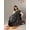 Black 2, variant on Amritsari Chain Stitch Satin Aari Embroidered Mughal Motif Pure Wool Shawl – Black 1