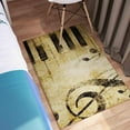 thumbnail image 3 of Printed Rug, Outdoor Rug, Soft Rug, Gift Rug, Treble Clef Rugs, Brown Rugs, Music Room Rugs, Car Mat, Soft Rug, Door Mat, Kitchen Rug, 2'x3' - 60x90 cm, 3 of 8