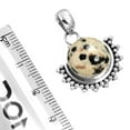 thumbnail image 2 of 925 Sterling Silver Women Jewelry Natural Dalmatian Pendant, 2 of 4