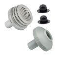 thumbnail image 3 of davian Swimming Pool Water Jet Connector Kit Including Above Ground Pool Outlet Strainer Grid Filter Connector Seal Plug Sturdy Pp Material Replacement Suitable for Gift Giving Pool Maintenance, 3 of 8