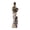D, variant on African Lady Resins Sculpture Ethnic Tribal Woman Statues Exotic Figurine Tabletop Decors for Home Living Room