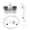 White shower kit, variant on Bathroom Shower Hose 1.5M Lightweight Adjustable Sprayed Head Secure for Travel Trailers Campers Water Efficient Design