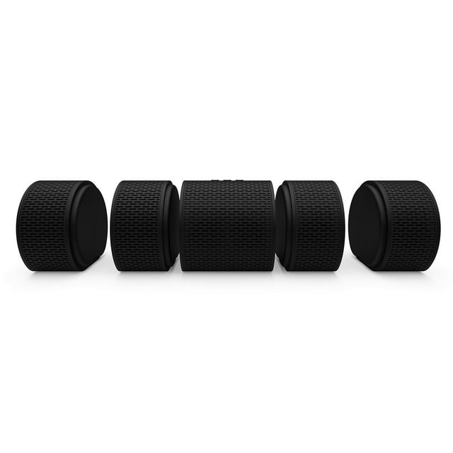Air Audio El primer altavoz Bluetooth inalámbrico desmontable del mundo, sonido envolvente portátil y uso en varias habitaciones, negro
