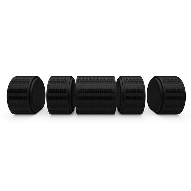 Air Audio El primer altavoz Bluetooth inalámbrico desmontable del mundo, sonido envolvente portátil y uso en varias habitaciones, negro