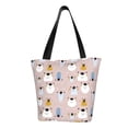 thumbnail image 2 of Kdxio Cute Hand Drawn Bear Women Reusable Grocery Bags Foldable Ripstop,Reusable Shopping Bags for Shopping,Gym,Gift, 2 of 8
