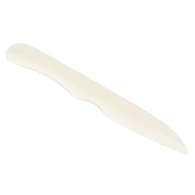 Unique Bargains Bone Folder Creaser, Paper Creaser Arc Shape Scoring Folding Creasing Origami Tool, White-3