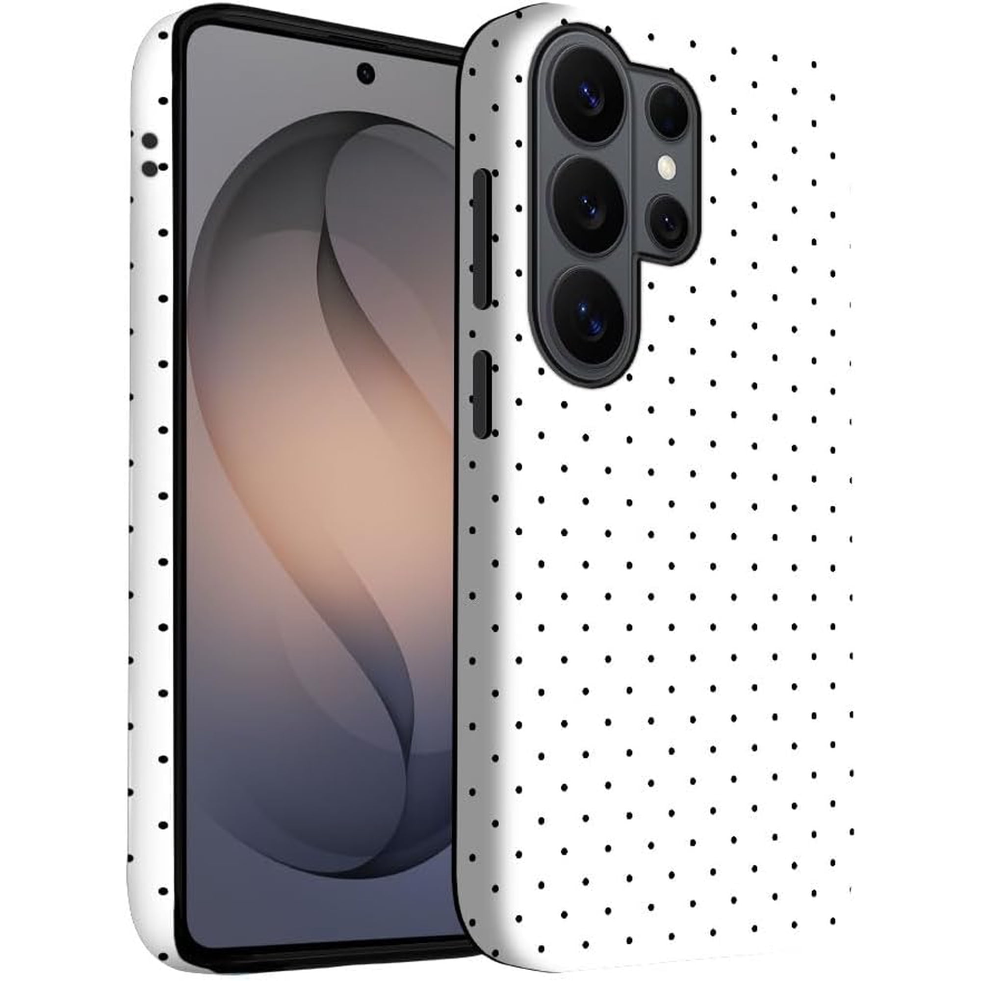 Case for Samsung Galaxy S26 Ultra Case | Polka Dot White Aesthetics | Slim Drop Protection Design