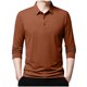 thumbnail image 2 of pstuiky Camisas suaves de manga larga para hombre, Camisa/top informal de manga larga con solapa a cuadros para hombre, moda de primavera e invierno Tops de hombre s, 2 of 5