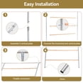 thumbnail image 3 of Chicken Roosting Bars for Coop Accessories, DOMIPET Chicken Perches Activity Play with Swing Set, Wooden Chicken Ladder, Chicken Toys Easy to Assemble & Clean, 3 of 10