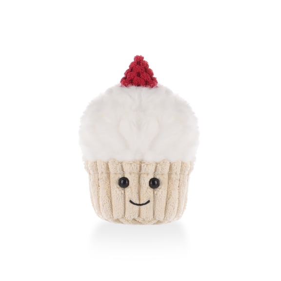 Apricot Lamb Cup Cake Plush Toy for Kids 4.5 Inches