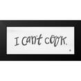 thumbnail image 2 of Barrett, Erin 14x8 Black Modern Framed Museum Art Print Titled - I Cant Cook, 2 of 5