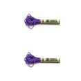 thumbnail image 4 of Yuarrent Colores brillantes DIY hecho a mano no es fácil de desvanecer línea de bordado cadena de lingotes para regalo de Navidad accesorio Púrpura profundoE3837 2piezas, 4 of 6