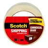 Scotch Commericial Grade Packaging Tape, Clear, 2" x 60 yds, 1 Roll