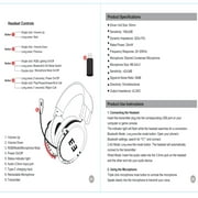 Seenda Wireless Gaming Headset for PS4 PC Xbox One PS5 Controller, Noise Cancelling Over Ear Headphones with Mic, LED Light, Bass Surround