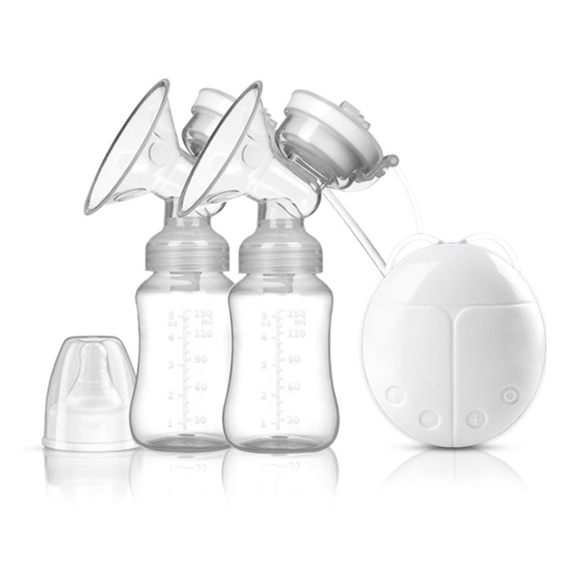 NuFazes Double Breast Pump, Breast Pump, Portable Dual Suction Nursing Breastfeeding Pump