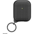thumbnail image 1 of Keyring Case for AirPods 1 & 2 - Silicone AirPods Case with Textured Pattern, Charging Light Visible, Extra Grippy, 1 of 5