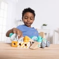 thumbnail image 5 of Melissa & Doug Blockables Space Playset, Wooden Building Blocks, Ages 2+, 5 of 6