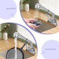 thumbnail image 4 of Grifo utilitario para lavabo RSYEKU de plástico ABS con pulverizador cromado, 4 of 9