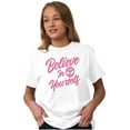 thumbnail image 3 of Cute Inspirational Motivation Alien Women's Graphic T Shirt Tees Brisco Brands M, 3 of 5