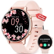 Mingdaln Smart Watch for Women, with 1.39" HD Answer Make Call/IP68 Waterproof/10 Days Standby, with Fitness Tracker,Smartwatch for Android IPhone Devices（Gold）