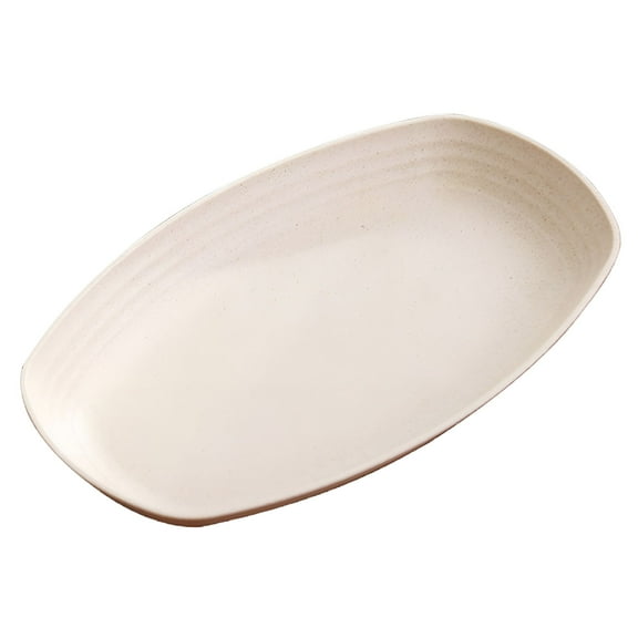 BPPEG Large Serving Platter Dessert Plate/Salad Plates - Serving Trays for Parties,Sushi,Oven Safe Dinnerware