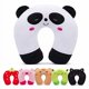 thumbnail image 1 of H HOMEWINS Almohada de viaje para niños pequeños – Almohada suave para el cuello, la cabeza y la barbilla, lindo animal cómodo en cualquier posición sentada para avión, coche, tren, lavable a máquina,, 1 of 5