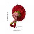 thumbnail image 3 of Christmas Thief Front Door Wreath Elf Legs Plush Garland for Santa Tree Home Party Santa Tree Wall Window Decorations, 3 of 4