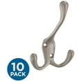 thumbnail image 5 of Franklin Brass B13539k-C Basics Triple Hook Robe Hook - Nickel, 5 of 7