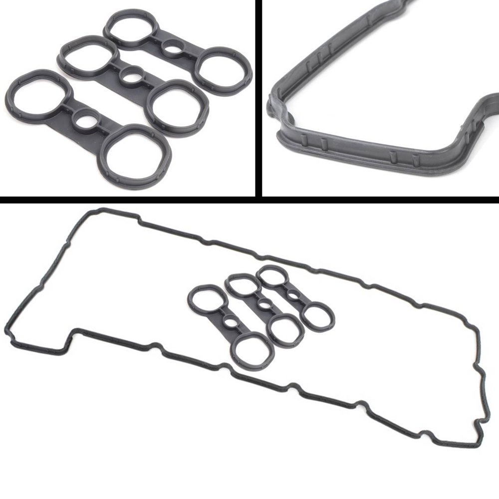 Bapmic 11127582245 Engine Valve Cover Gasket Set for BMW E60 E82 E88