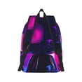 thumbnail image 2 of Yiaed Neon Toy Cat Reflections Print Backpack, Premium Laptop Backpack, Travel Backpack for Women, Lightweight Backpacks, Comfortable Back Pack-Small, 2 of 7