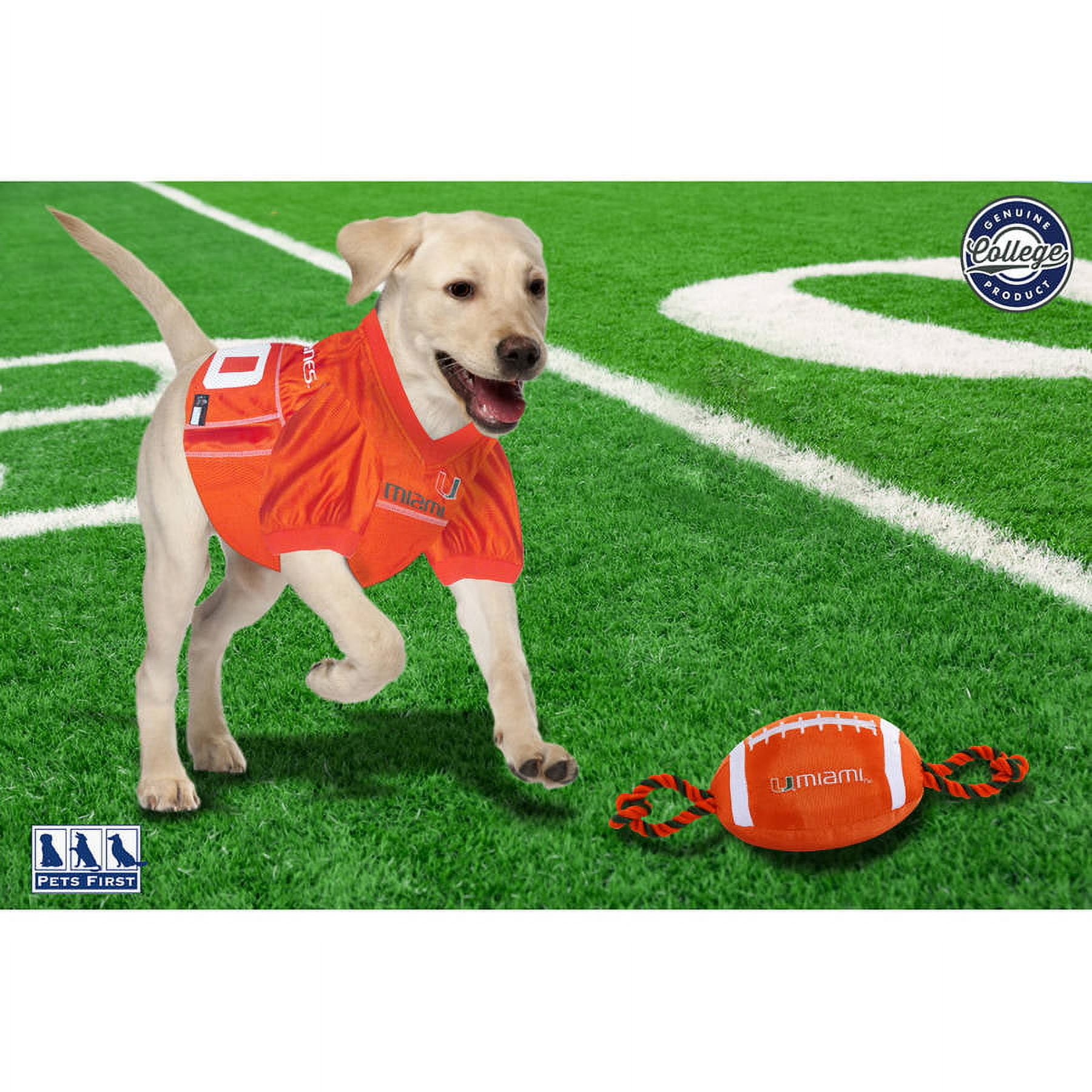 Pets First University Of Louisville Nylon Football Rope Dog Toy